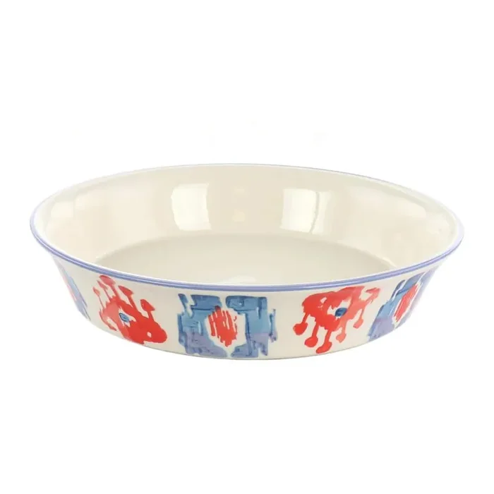 Sweet Basil 1.5 qt. Round Stoneware Pie Dish