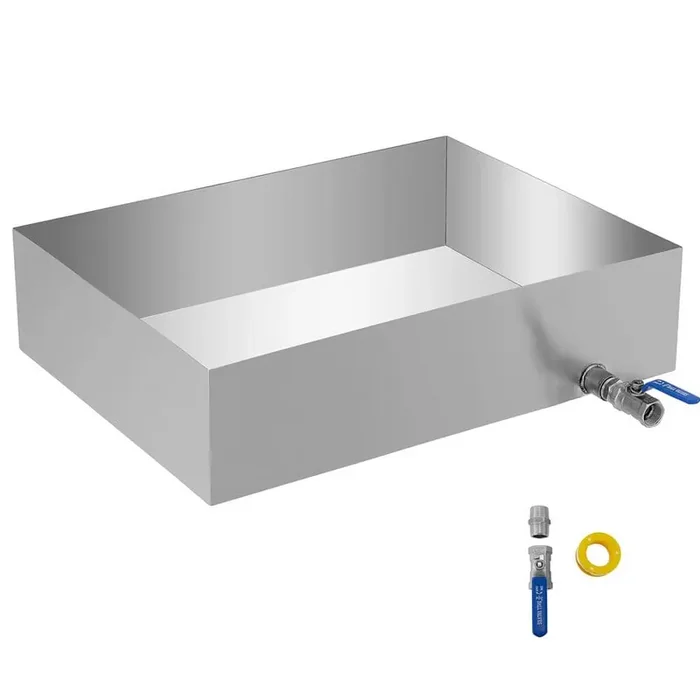 Syrup Pan 24 in. x 18 in. x 6 in. Maple Syrup Evaporator Kit for Boiling Maple Syrup Cookware Set 304-Stainless Steel