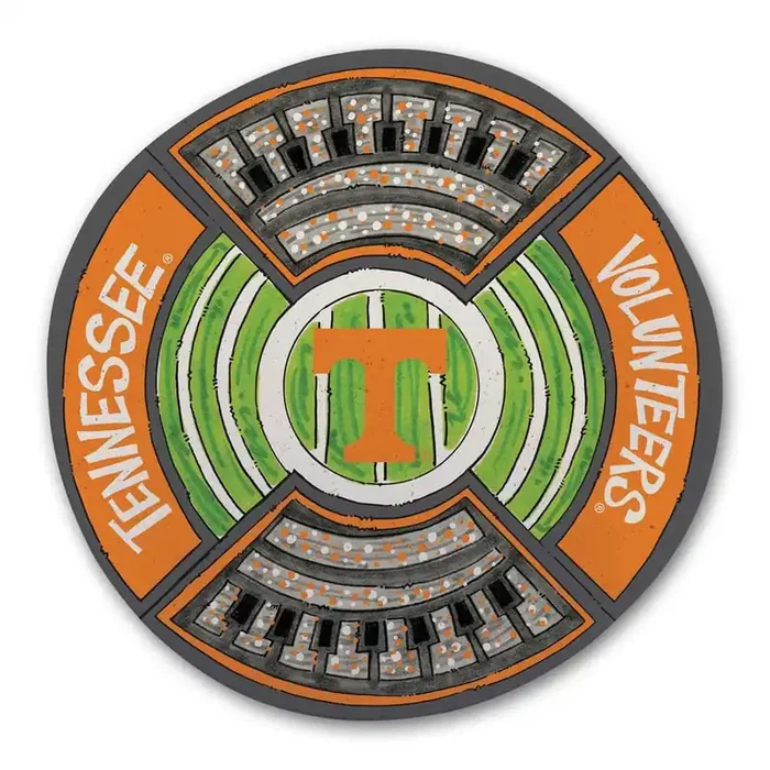 Tennessee Football Stadium Melamine Platter