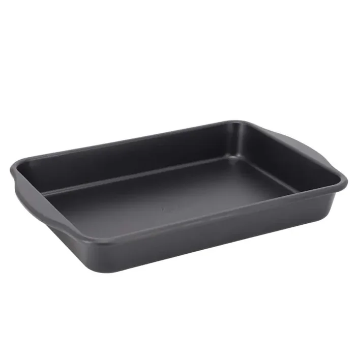 Teston Platinum Collection 13 x 9 in. Nonstick Carbon Steel Baking Pan in Matte Black