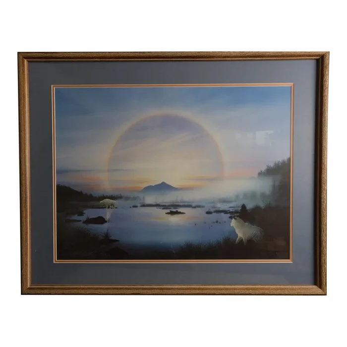 “The Witness” by Donald Vann – Triple Signed Limited Edition Lithograph, 374/950 (2005)
