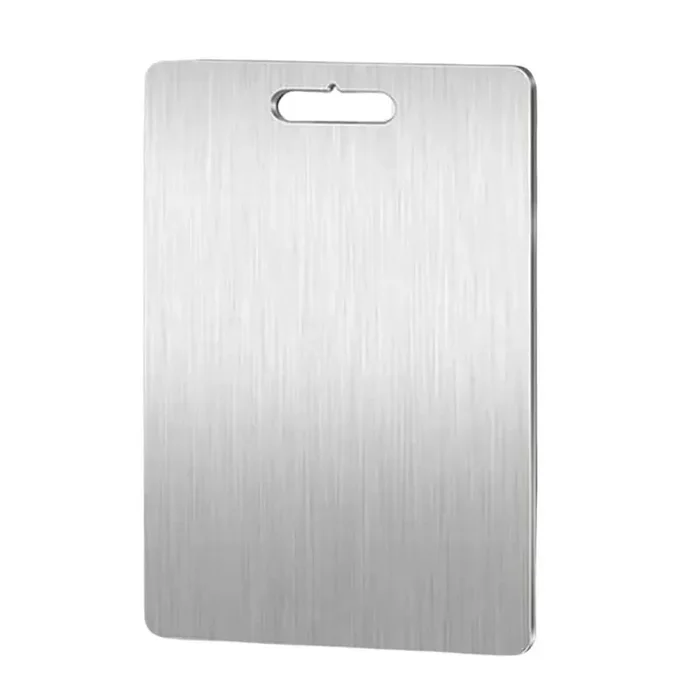 Titanium 16 in. x 11 in. Rectangular Cutting Board with Easy – Clean and Portable Features