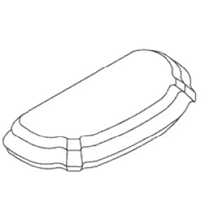 Toilet Tank Cover in White