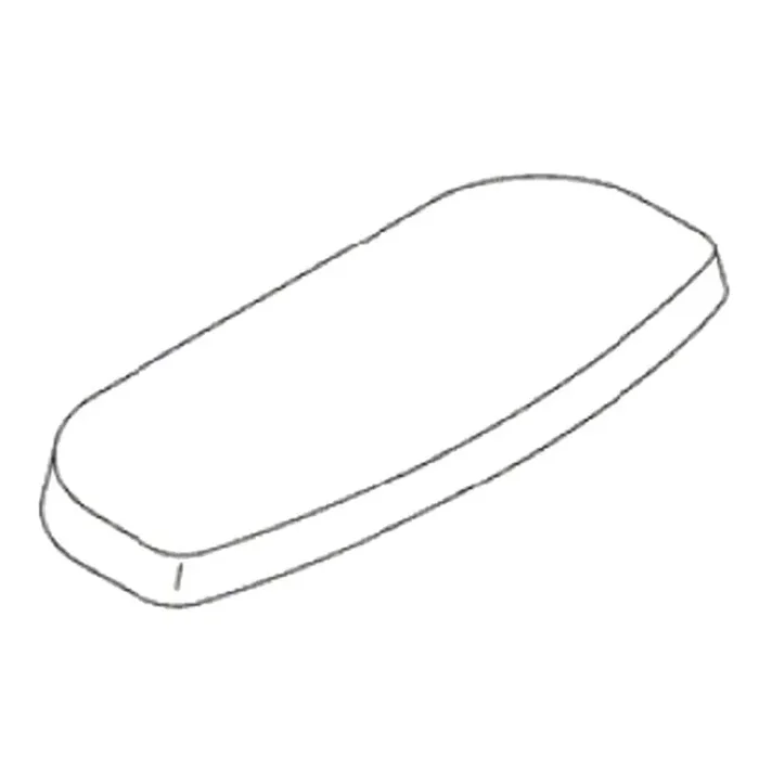 Toilet Tank Cover in White