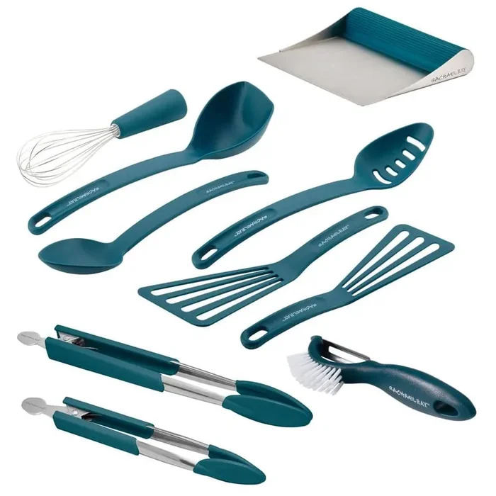 Tools & Gadgets, Marine Blue Nylon Nonstick Tools Set (10-Piece)