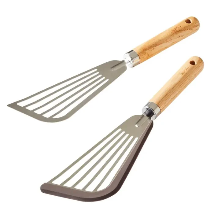 Tools and Gadgets Stainless Steel 2-Piece Fish Turner Utensil Set
