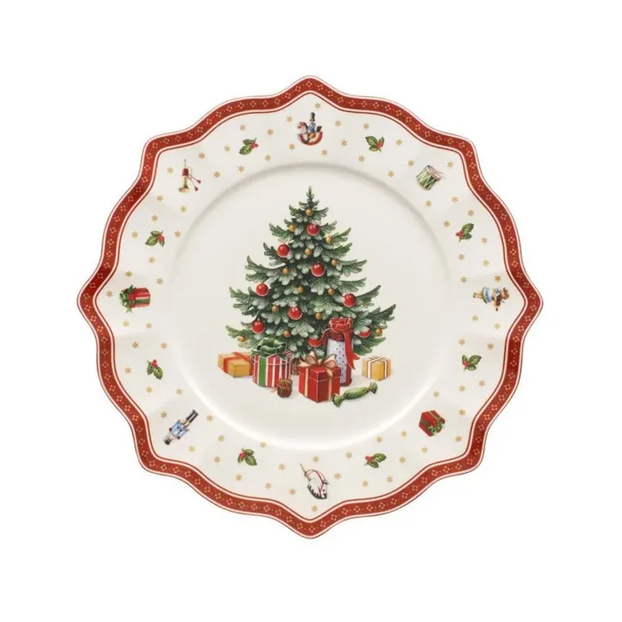 Toy‘s Delight Red and White Buffet Plate