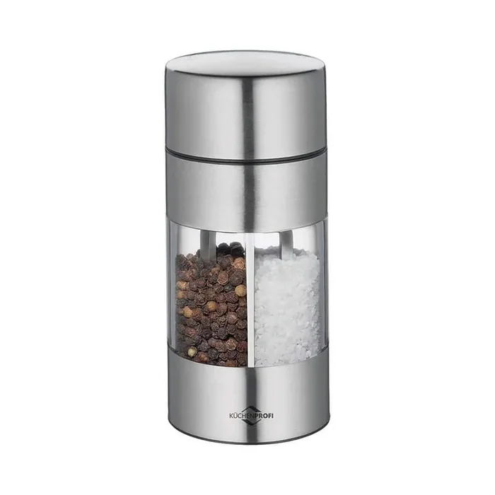 Trattoria S and P Combo Mill, s/s/acrylic, 2.3 in. Dia. x 5.3 in.