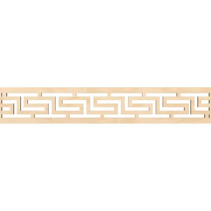 Tulum Fretwork 0.375 in. D x 46.625 in. W x 8 in. L Birch Wood Panel Moulding