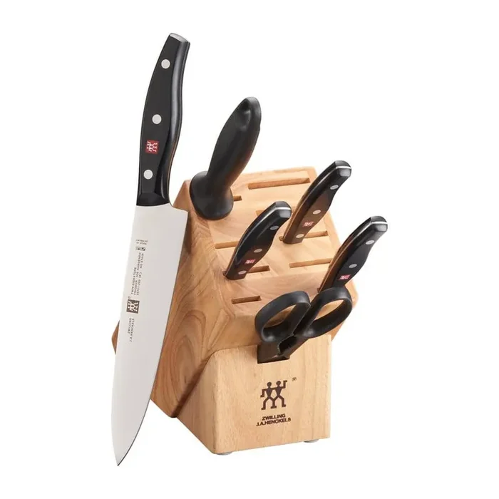 Twin Signature Stainless Steel 7-Piece Knife Block Set