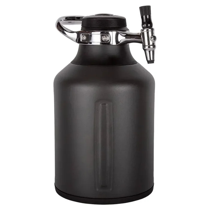 uKeg Go 128 oz. Tungsten Gray/Stainless Steel Carbonated Growle
