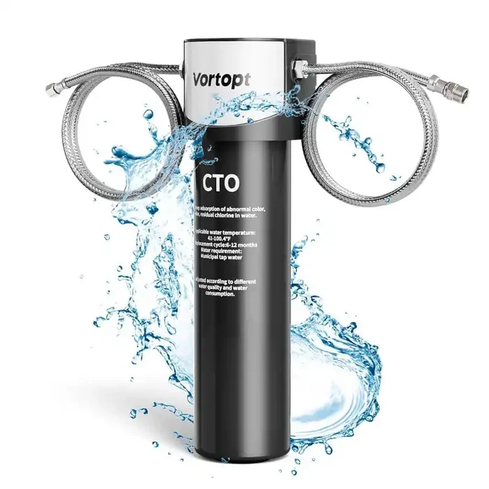 Under Sink Water Filter System -NSF/ANSI 42 Certified Water Purifier, 19000 Galloons Large Flow Flux