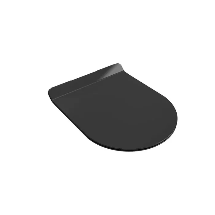 Vettore Elongated Soft- Close Toilet Seat in Black