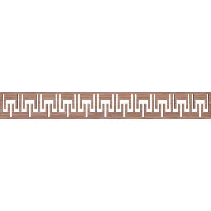 Victory Fretwork 0.375 in. D x 46.5 in. W x 6 in. L Walnut Wood Panel Moulding