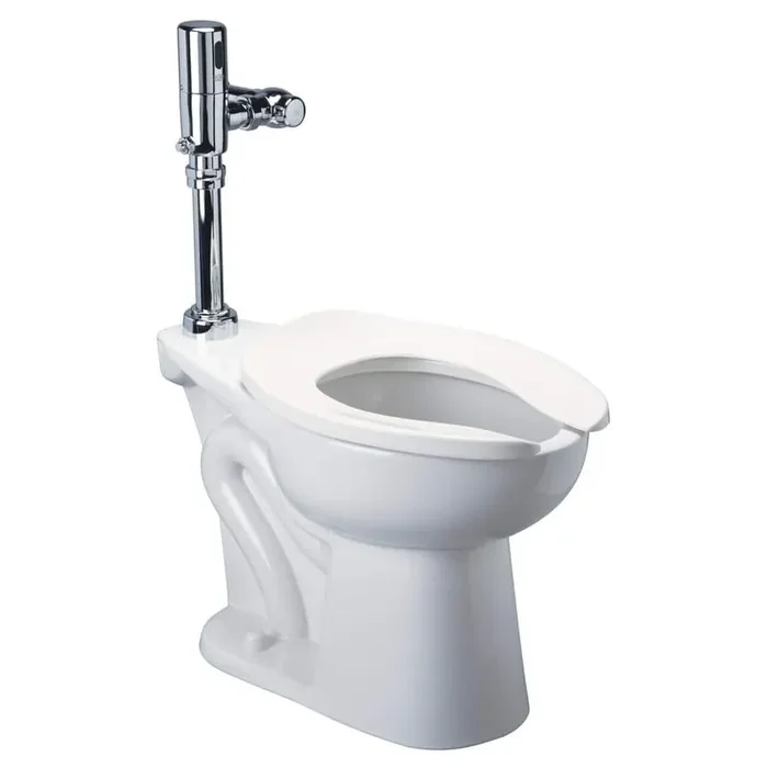 Wall-Mounted Elongated Toilet Bowl Only in White