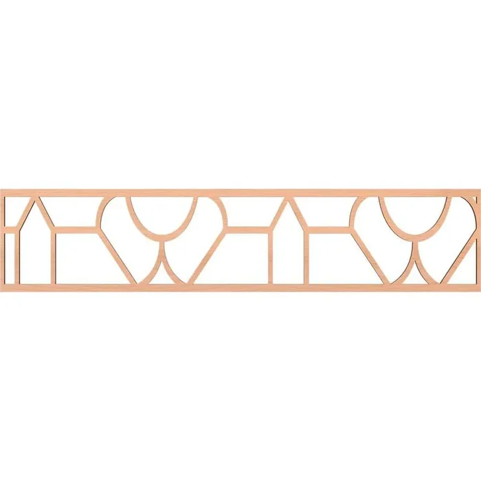 Whitechapel Fretwork 0.25 in. D x 46.75 in. W x 10 in. L Alder Wood Panel Moulding