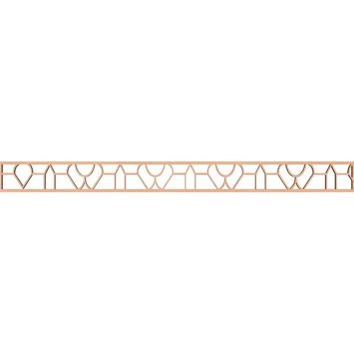 Whitechapel Fretwork 0.375 in. D x 46.375 in. W x 4 in. L Alder Wood Panel Moulding
