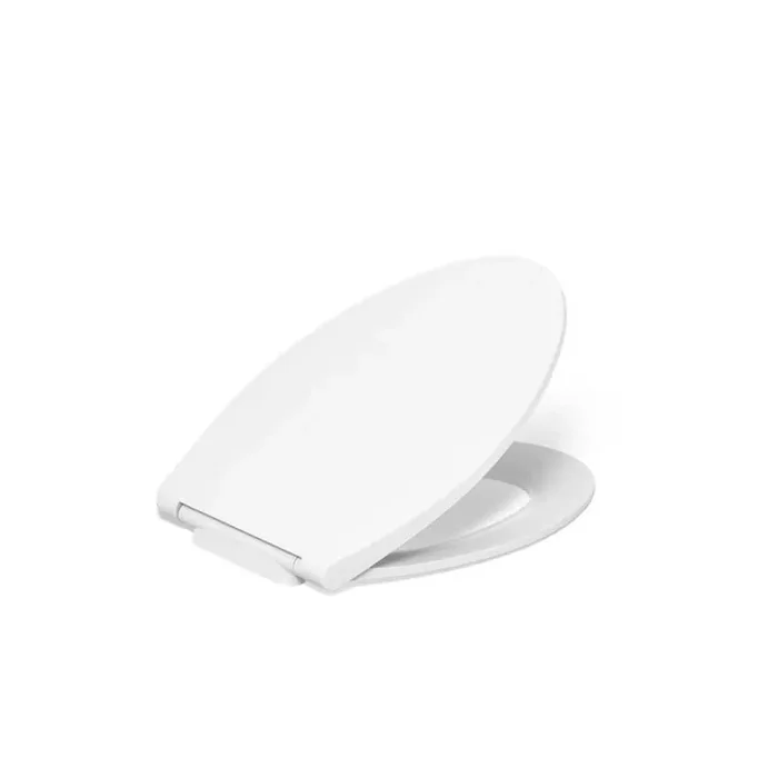 Willow Elongated Quiet-Close Toilet Seat in White