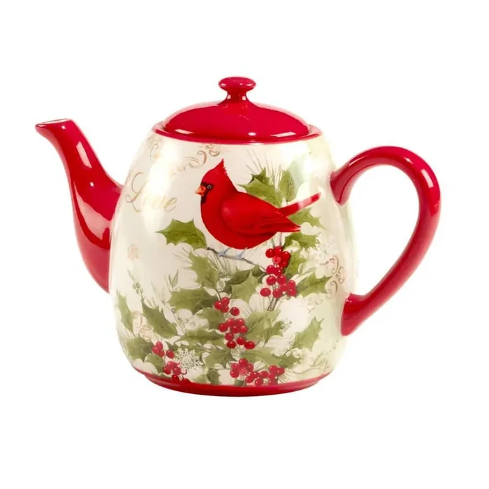 Winter‘s Medley 5-Cup Earthenware Teapot