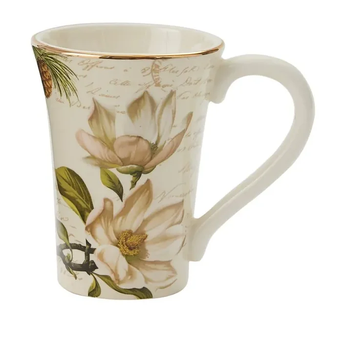 Wintertime Multicolor Ceramic Coffee Mug (Set of 4)