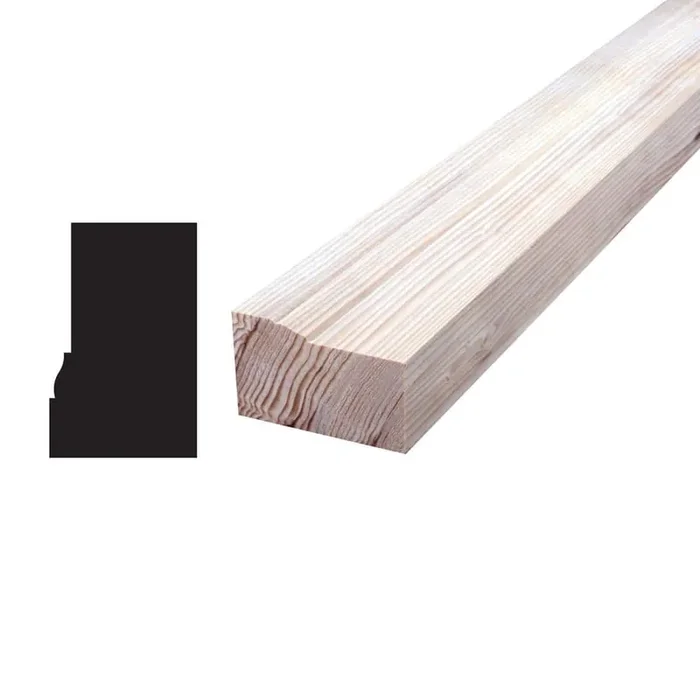 WM 180 1-1/4 in. x 2 in. x 84 in. Mixed Grain Hemlock Brick Mould