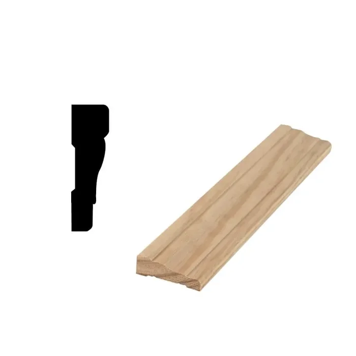 WM 356 21/32 in. x 2-7/32 in. x 84 in. Prestained Clear Pine Casing