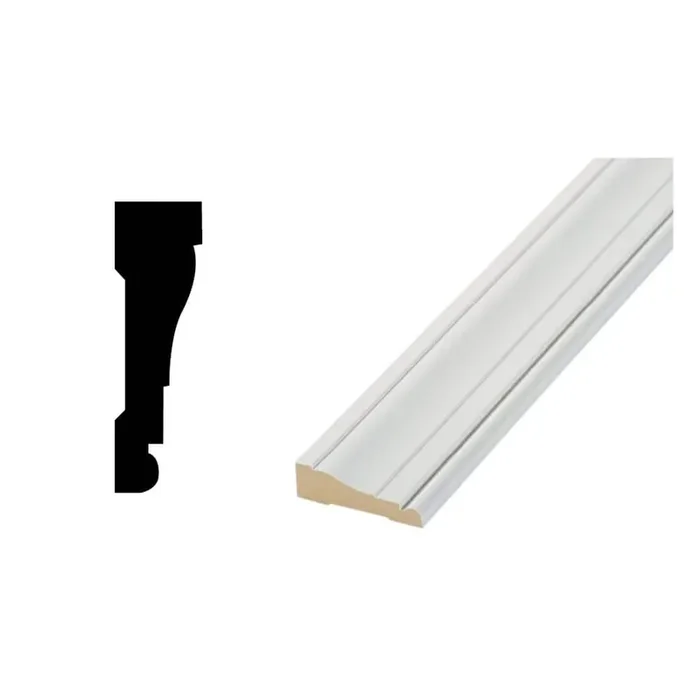 WM 376 5/8 in. x 2-1/4 in. x 84 in. FEMDF Casing Door Pack