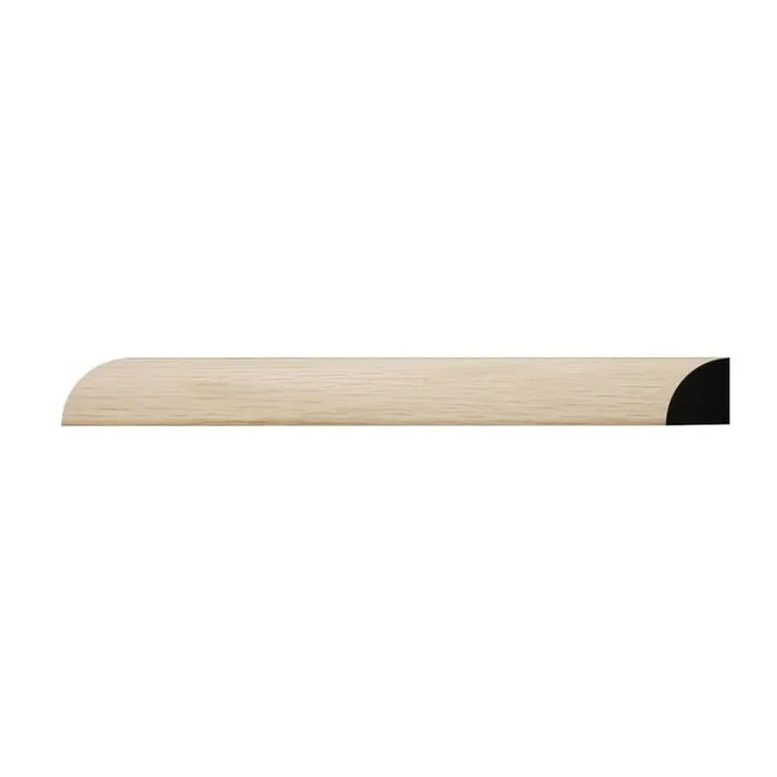 WM108 0.5 in. D x 0.5 in. W x 6 in. L Wood (White Oak) Quarter Round Sample