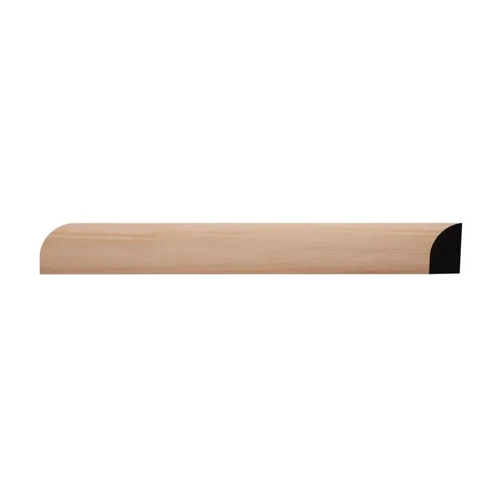 WM129 0.44 in. D x 0.69 in. W x 6 in. L Wood (Cherry) Baseboard Moulding Sample