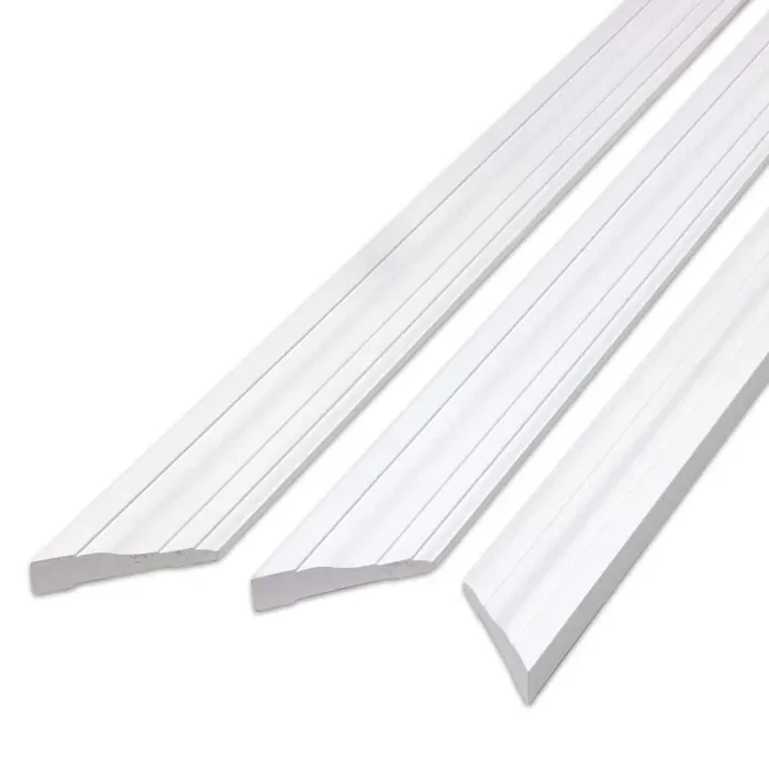 WM366 3/4 in. D x 2-1/4 in. W x 84-1/2 in. L White Prefinished Wood Finger Jointed Door Casing Set