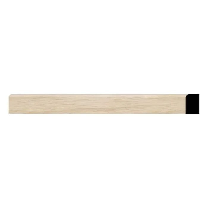 WM52 0.44 in. D x 0.75 in. W x 96 in. L Wood (White Oak) Shoe Moulding