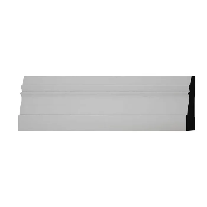 WM631 0.56 in. D x 3.25 in. W x 6 in. L Wood (Finger-Joint Pine) Baseboard Moulding Sample