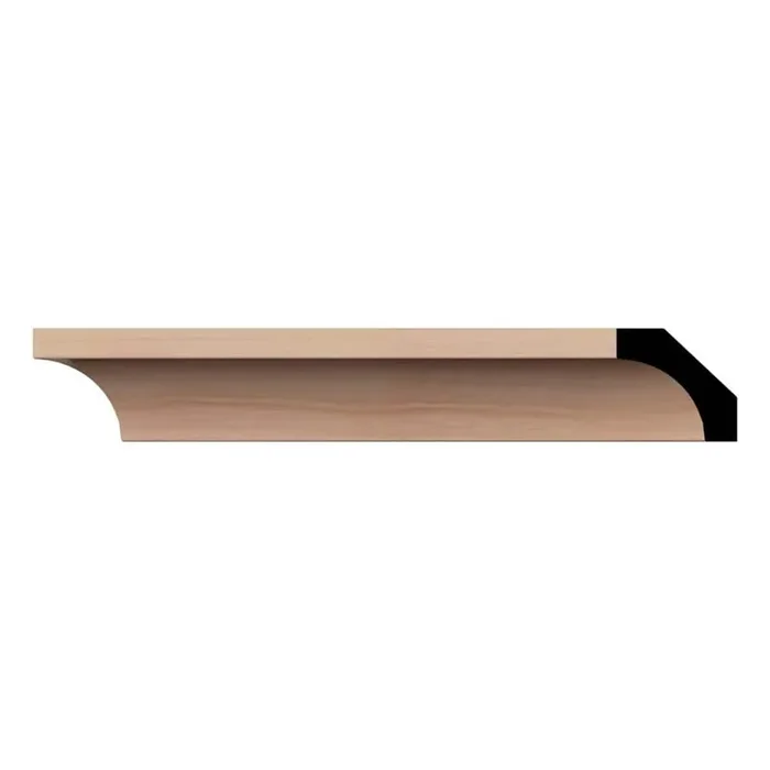 WM86 0.56 in. D x 1.63 in. W x 96 in. L Wood (Cherry) Crown Moulding