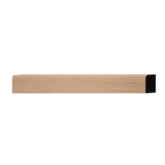 WM881 0.44 in. D x 0.75 in. W x 6 in. L Wood (Cherry) Baseboard Moulding Sample