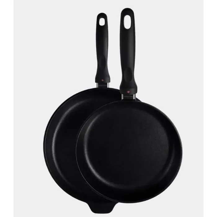 XD 2-Piece Aluminum Black Set Frying Pan Set 9.5 in. 11 in.
