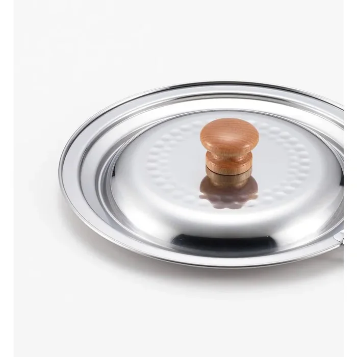 Yukihira 9.5 in. Stainless Steel Fits Both 3 qt. 2.2 qt. Pots Pot Lid