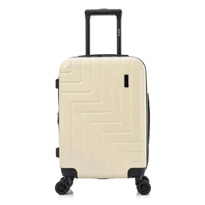 Zahav Light-Weight 20 in. Sand Hardside Spinner Luggage Roller Suitcase