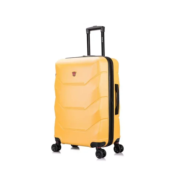 Zonix 26 in. Mustard Lightweight Hardside Spinner Suitcase